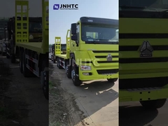 Sinotruk Howo 40 Ft 30 Tonnes Flatbed Cargo Truck Con Container Lock
