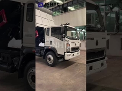 Sinotruk HOMAN 4x2 Piccolo camion spazzatura con 5 tonnellate 10 tonnellate di capacità camion leggero sospensione automatica