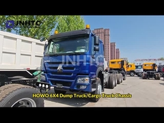 NOVO HOWO 6X4 Chassis del camion a gomma 400 CV 10 ruote Chassis del camion a gomma blu