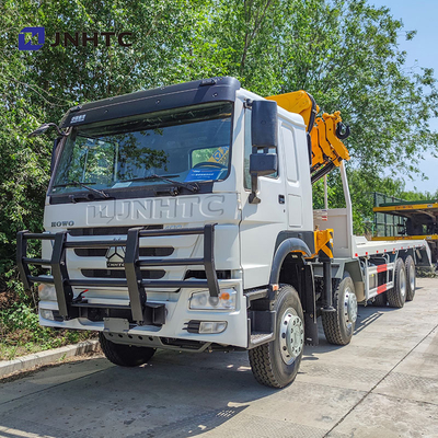 NEW Howo Cran Truck 8X4 10Tons Cargo con gru pieghevole 16 ruote Miglior prezzo
