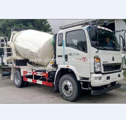 Motore concreto YC4D130-45 Euro4 130HP del camion della miscela veicolo/3M3 della betoniera di 6 ruote