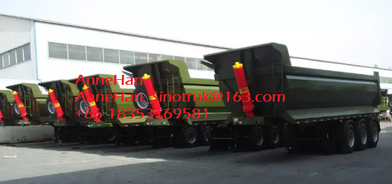 Sinotruk Cimc rimorchio dello scarico di 3 assi, autoarticolato per capacità di carico 40 50 60T