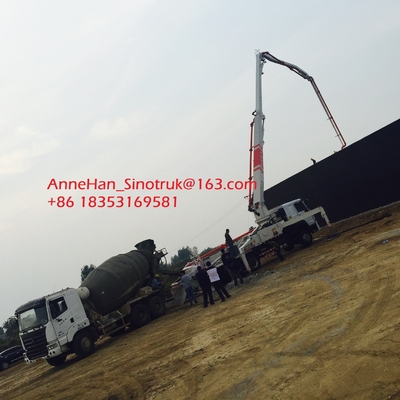 Sala pompe concreta di Sinotruk di alta durevolezza con 53 armi dei tester