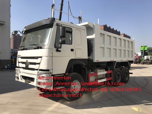 L'autocarro con cassone ribaltabile anteriore dell'ascensore Sinotruk resistente Howo7 40T 18M3 6x4 10 spinge