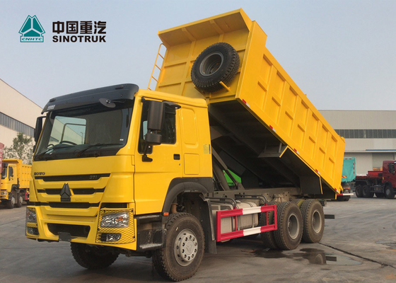 Strati ad alta resistenza resistente 6 x 4 dell'autocarro con cassone ribaltabile 20CBM di SINOTRUK HOWO 371