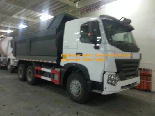 Il tipo il carico Capaicty Lhd 10 di A7 Sinotruk 6x4 U dell'autocarro a cassone della sabbia di 20m3 40-50t si stanca