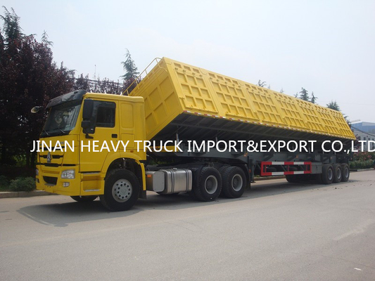 3 assi 40 rimorchi resistenti dei semi del tester cubico scaricano Tipper Trailers