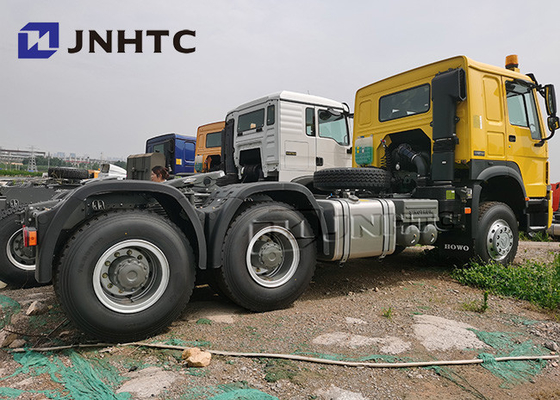 371HP Sinotruk HOWO 6X4 Tipper Truck Yellow 25 tonnellate