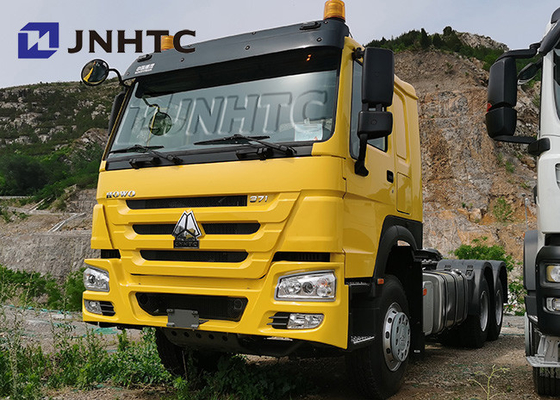 371HP Sinotruk HOWO 6X4 Tipper Truck Yellow 25 tonnellate