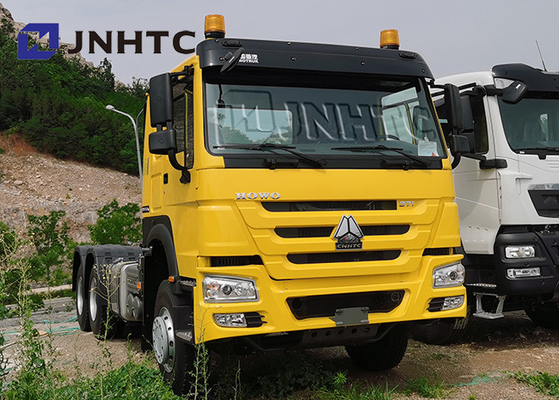 371HP Sinotruk HOWO 6X4 Tipper Truck Yellow 25 tonnellate