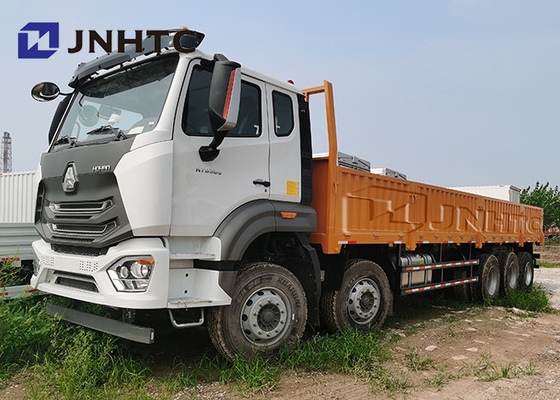 Camion posteriori piani 31tons Lhd di Sinotruk 8x4 Hohan con l'asse di sollevamento