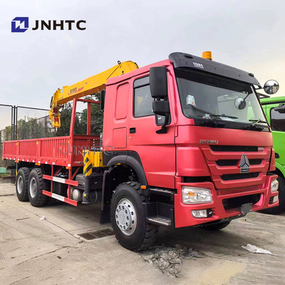 Sinotruk HOWO 6x4 camion gru a braccio retto 10 ruote 340 CV 10 tonnellate