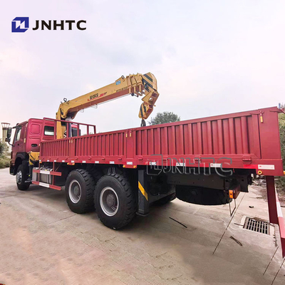 Sinotruk HOWO 6x4 camion gru a braccio retto 10 ruote 340 CV 10 tonnellate
