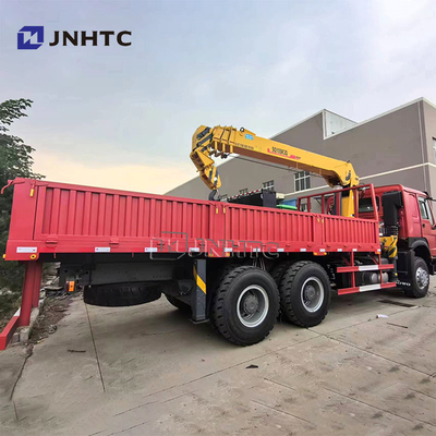 Sinotruk HOWO 6x4 camion gru a braccio retto 10 ruote 340 CV 10 tonnellate