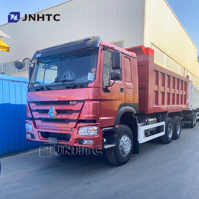 Howo Tipper Truck 6X4 340HP Heavy Duty Dump Truck 10 ruote a mano sinistra