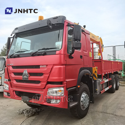 Howo 6x4 camion gru a braccio retto 10 ruote 340hp carico con camion gru