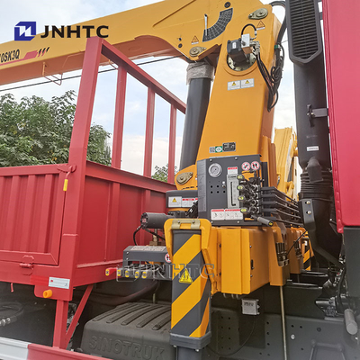 Howo 6x4 camion gru a braccio retto 10 ruote 340hp carico con camion gru