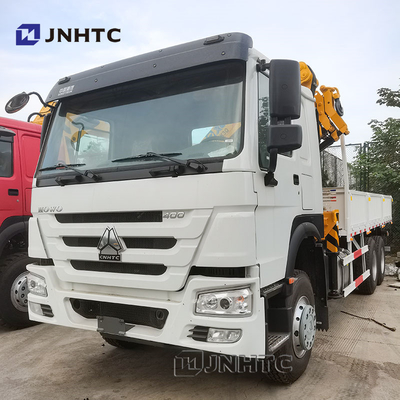 Granata a braccio pieghevole a rotazione completa 6x4 400cv 10-20T Cargo con gru