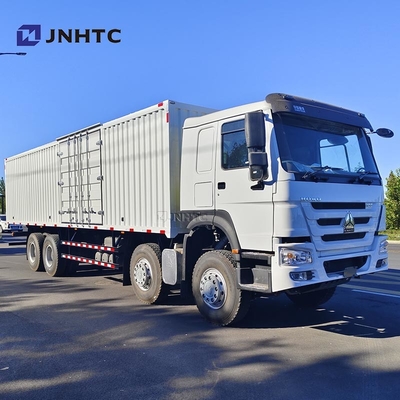 Sinotruk Howo Cargo Truck 7.2m Van Cargo Truck 8*4 400HP 12wheeler Miglior prodotto