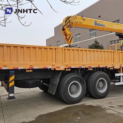 Howo Straight Arm Cargo Con Cran Truck 6x4 10 Ruote 380hp 10T Buon Prezzo