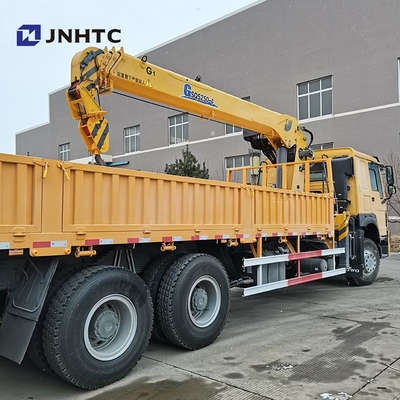 Howo Straight Arm Cargo Con Cran Truck 6x4 10 Ruote 380hp 10T Buon Prezzo