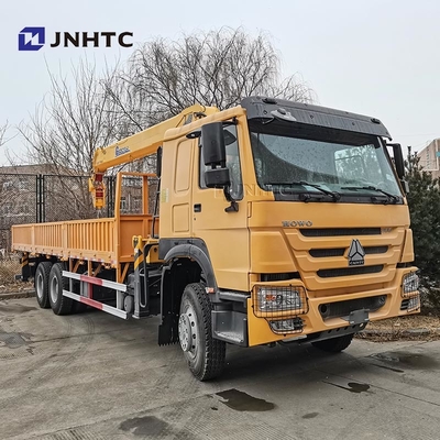 Howo Straight Arm Cargo Con Cran Truck 6x4 10 Ruote 380hp 10T Buon Prezzo