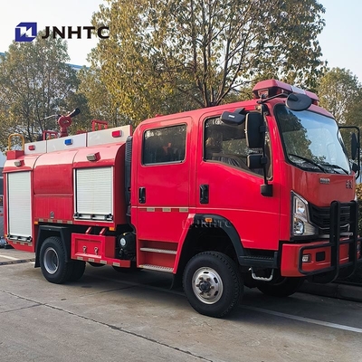 NEW Howo Truck per la lotta agli incendi 5000L Tanker per la schiuma d'acqua 4X4 Truck per la lotta agli incendi Buon prezzo
