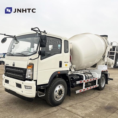 Nuovo HOWO Mini Concrete Mixer Truck Con Colore Bianco 4X2 4cbm 6 Ruote Alta Qualità