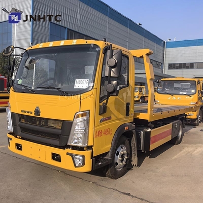 Howo Flatbed Wrecker 4*2 3tons 5 Ton 160HP Road Recovery Wrecker Truck Buon prezzo