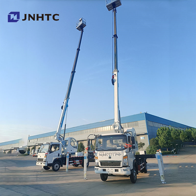 Howo 4x2 Bucket Truck Piattaforma di lavoro aerea Truck Mounted High Altitude Operation Truck Per la manutenzione del lampione stradale