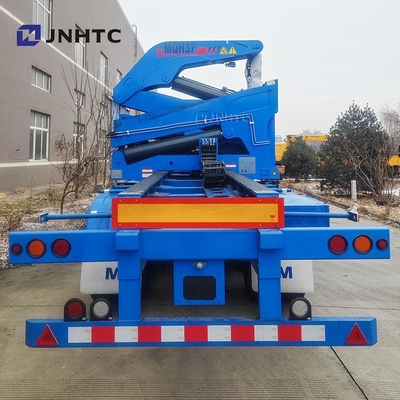Nuovo camion ufficiale cinese Container Side Lifter Semi-remorchio a letto basso con gru di alta qualità