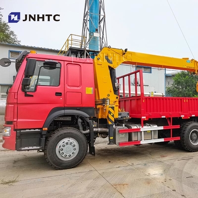 HOWO Camione gru con braccio di trazione 6X4 10 ruote 340 CV 10 tonnellate Camione merci con gru