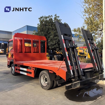 Buon prezzo HOWO Wrecker Truck 4X2 165 HP Mini Camioneta Flatbed Cargo With Ladder Truck