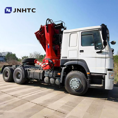 Prezzo di fabbrica Sinotruk HOWO 6x4 camion trattore con gru pieghevole da 10 tonnellate