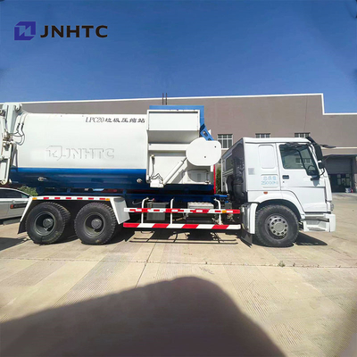 HOWO NX Compattatore di camion della spazzatura 6x4 290HP Cisterna di pulizia camion Compattatore di rifiuti camion