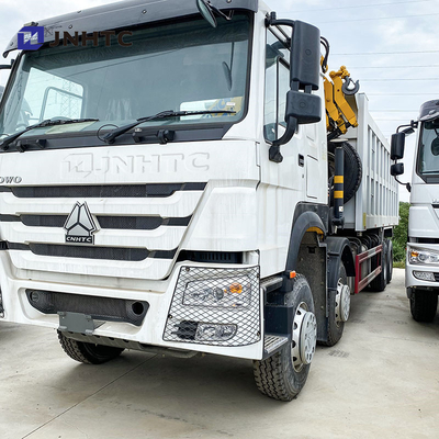 Hot Sinotruk Howo Cran Truck 8X4 10Tons Cargo con gru pieghevole 16 ruote Miglior prezzo