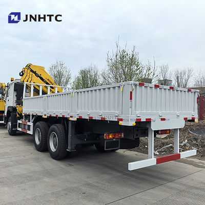 Sinotruk HOWO 6x4 400HP Cargo Truck Con 10Ton Boom Crane Truck Cina Fabbrica