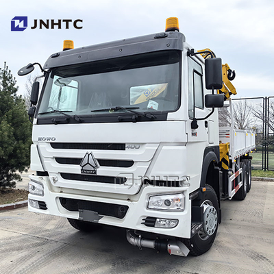 Sinotruk HOWO 6x4 400HP Cargo Truck Con 10Ton Boom Crane Truck Cina Fabbrica