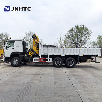 Sinotruk HOWO 6x4 400HP Cargo Truck Con 10Ton Boom Crane Truck Cina Fabbrica
