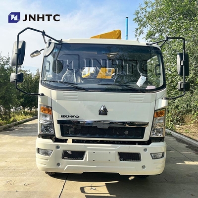 HOWO Cargo Cargo Camion gru montata Camion gru 290HP 5Ton Camion merci a piatta piastra