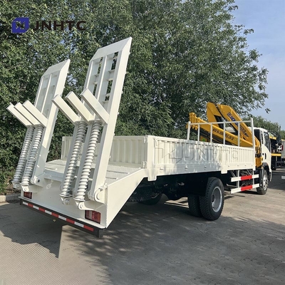 HOWO Cargo Cargo Camion gru montata Camion gru 290HP 5Ton Camion merci a piatta piastra