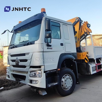 HOWO Cran Truck 6x4 400HP Cargo Truck con 10ton Boom Crane Truck