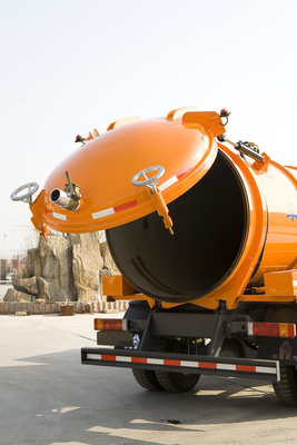 290hp colore del camion di aspirazione delle acque luride del motore dell'EURO II multi facoltativo con il sistema dell'ascensore