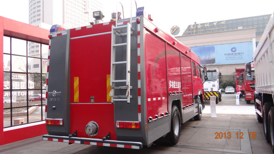veicoli di estinzione di incendio di 20CBM LHD 6X4, camion dei vigili del fuoco rosso della schiuma di emergenza di sicurezza