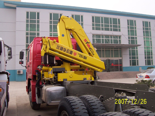 Il camion del trattore di Sinotruk ha montato le gru le tonnellate dell'attrezzatura 336hp 6×4 XCMG12 che Crane