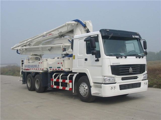La sicurezza controlla elettronicamente stabilità del camion della pompa per calcestruzzo la forte con il telaio di HOWO