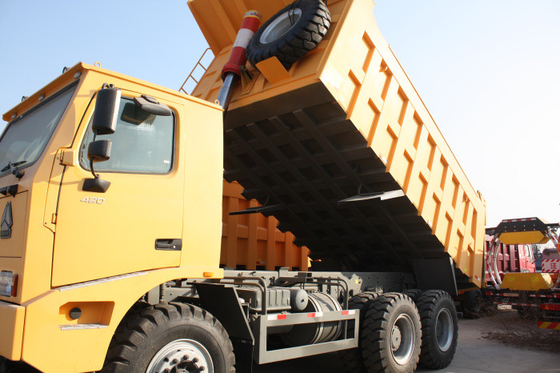 70 tonnellate di HOWO di estrazione mineraria del ribaltatore dell'autocarro con cassone ribaltabile 371HP di ente d'acciaio ad alta resistenza del carico