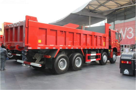 modello 371hp di Capaicty Sinotruk Howo7 del carico dell'autocarro con cassone ribaltabile della ruota di 8x4 25-30M3 12 50-60T