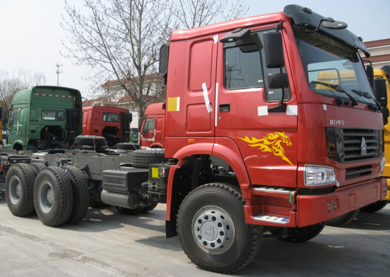camion della testa del trattore del camion/10 carrai del motore primo 6x4 con il driver destro