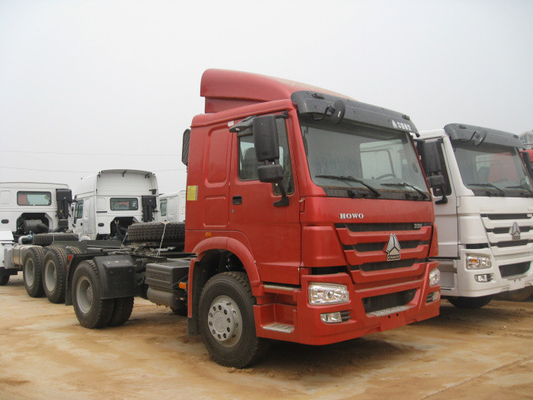 camion della testa del trattore del camion/10 carrai del motore primo 6x4 con il driver destro